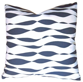 Ribbon Wave Pillow | Beach House Style