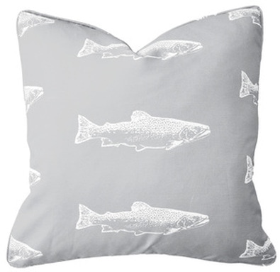 Brook Trout Pillow | Lake House Style | by Garson Jasper